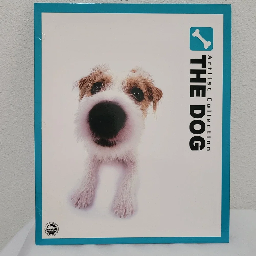 The Dog Artist Collection Lot of 3 2-Pocket Folders Lab Jack Russel Shepherd